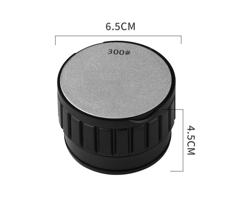 New round suction cup type knife sharpener, diamond knife sharpener, household kitchen knife, scissors, knife stone, double-sided knife sharpener detail image 7