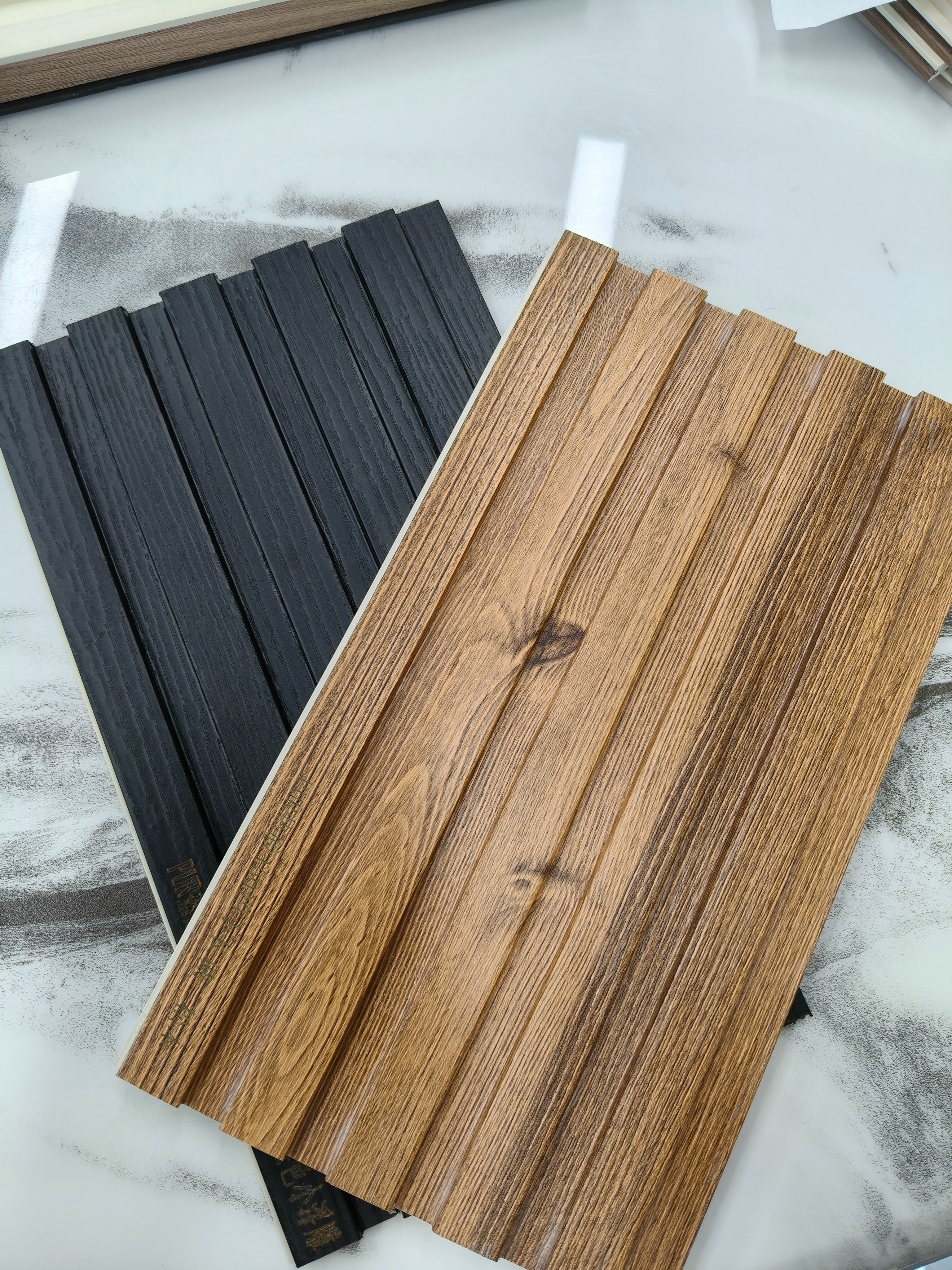 绿生新材料 PVC格栅板 LSDE-GSBR-A 150*9 小长城 长度可定制 电视背景墙 沙发背景墙家居必备 建材详情1