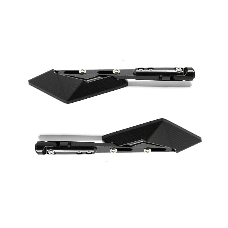 Factory direct sales of universal parts for motorcycles and electric vehicles, adjustable rearview mirrors, CNC aluminum alloy rearview mirrors Specification image