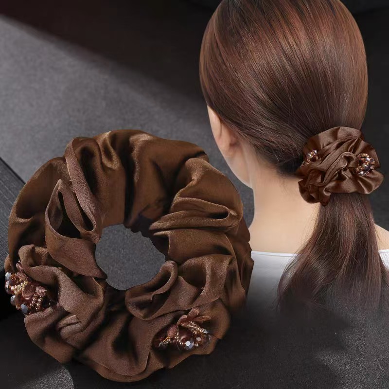 Low-luxury hair accessories, classical style hair bands, large intestine hair bands, mature and elegant style hair accessories