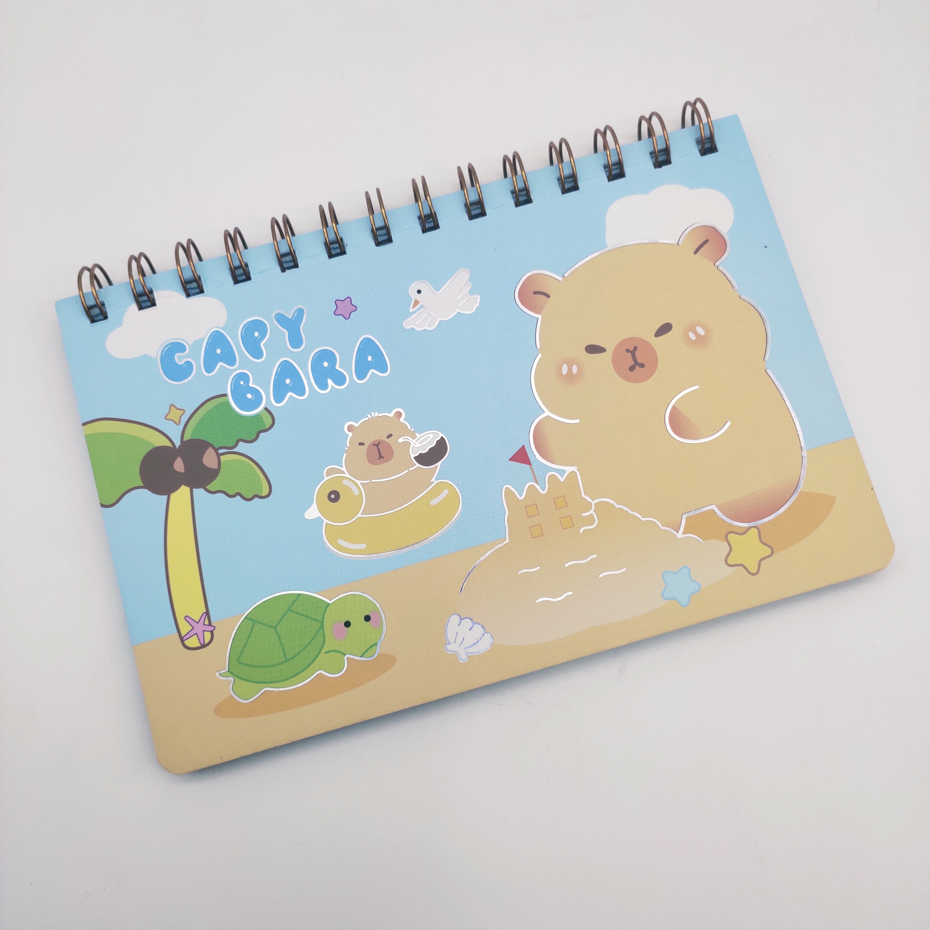 Capibara cute cartoon flip up up plan semanal calendario de mesa coil book details Picture