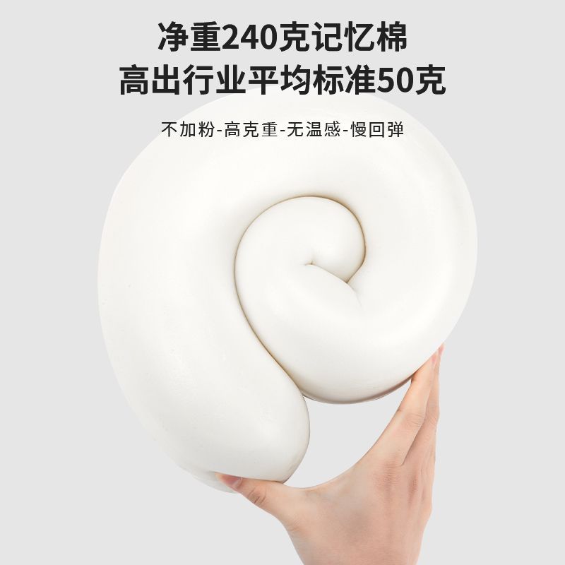 Wholesale of simple and modern business memory foam U-shaped pillow, Kanglewu cationic mesh fabric slow rebound neck pillow Application Scenario