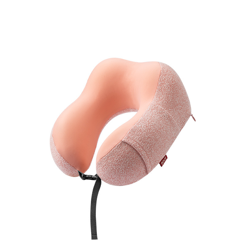 Ice silk, simple and cool, hump memory foam U-shaped pillow, recreation house, cold office, travel, airplane neck pillow wholesale Item Picture