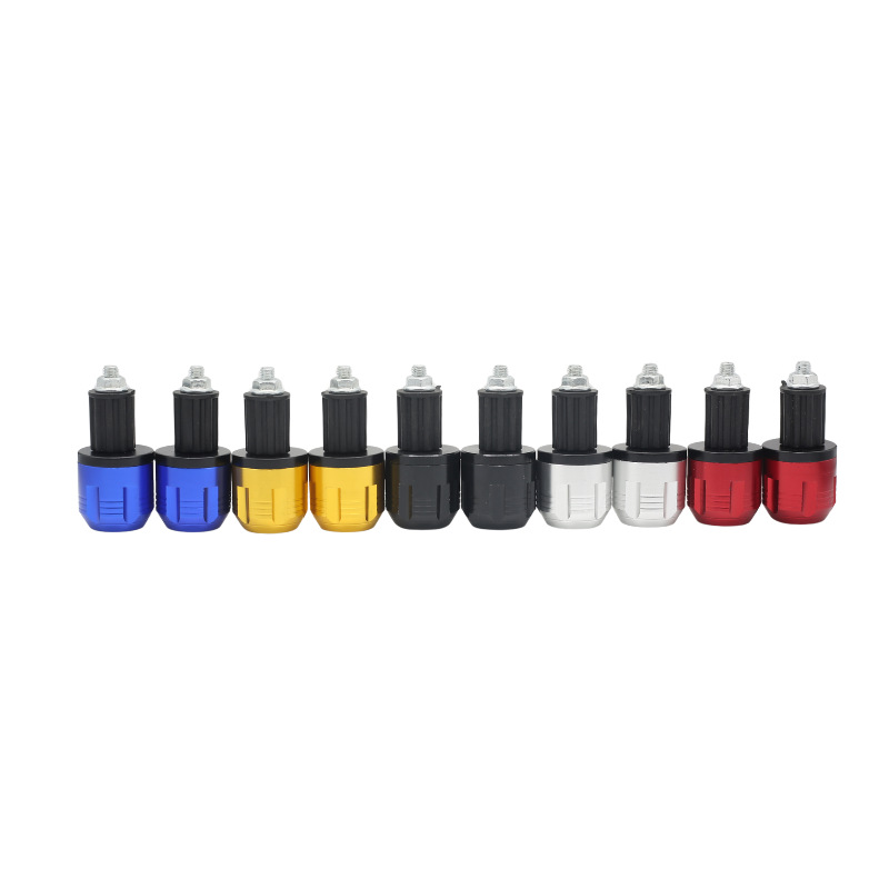 General dirt bike aluminum alloy handlebar plug decoration General accessories electric car anti-fall handlebar plug details Picture