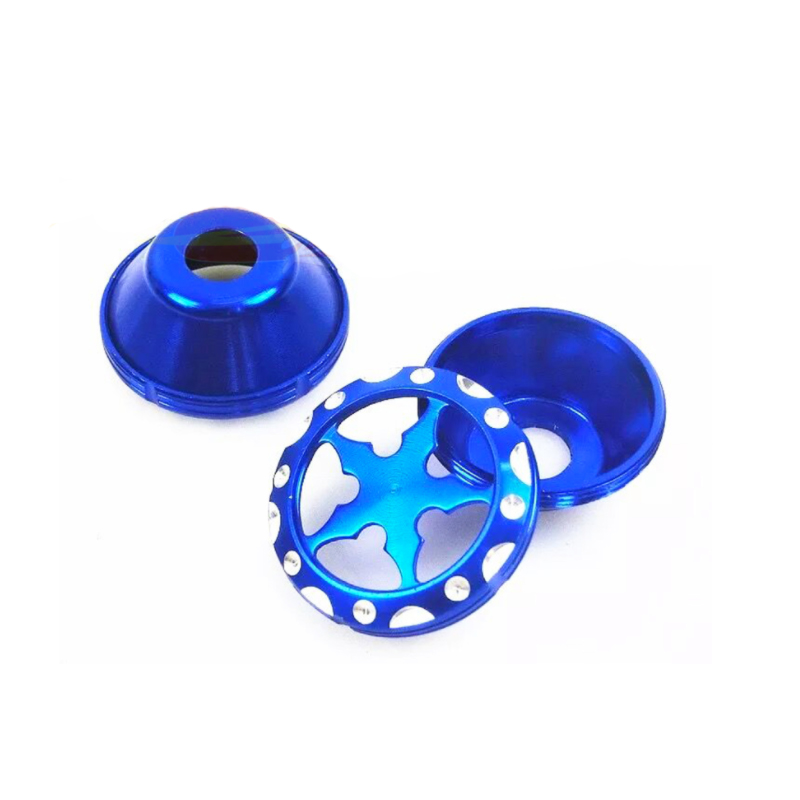 Electric pedal motorcycle general accessories Front fork cup Front shock cup anti-collision cup carved front fork cup five star accessories details Picture