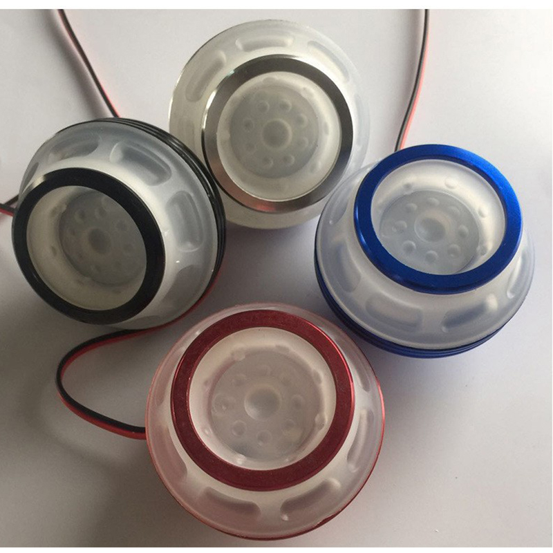 Factory direct sales fashion general electric car decorative lights LED light fork cup with light shock absorber anti-fall cup Item Picture