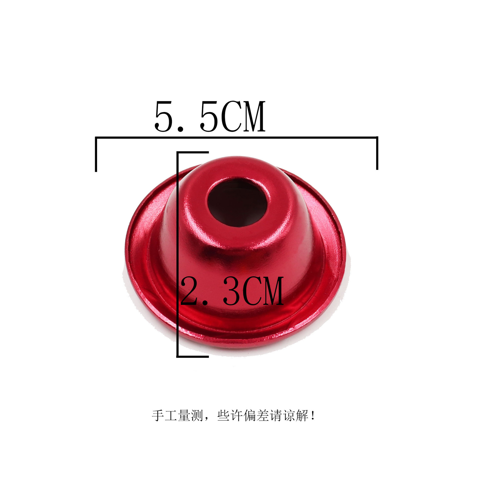 Manufacturer direct sales motorcycle general accessories Scooter electric motorcycle general front fork cup body decoration front wheel anti-fall cup Specification drawing