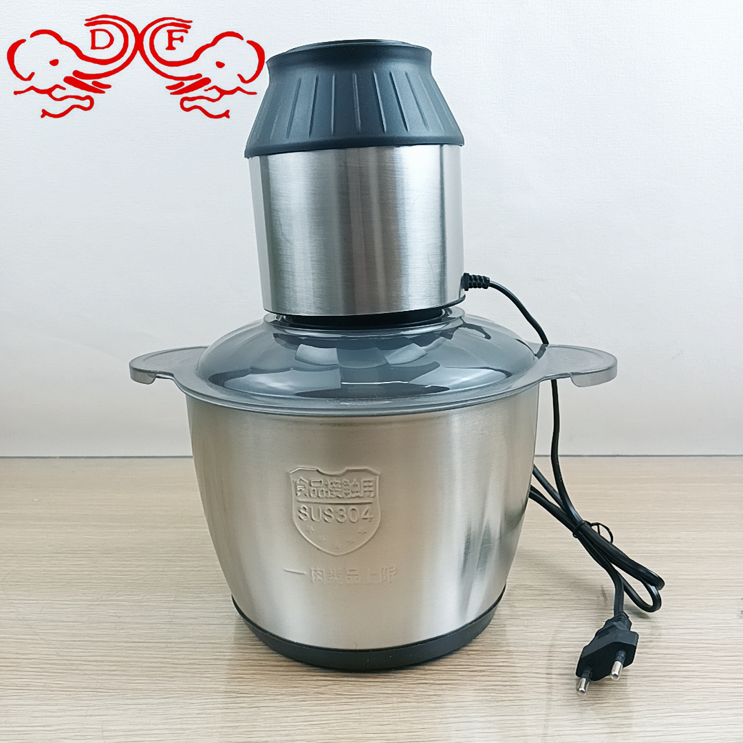 DF68811 Household stainless steel electric food processor, small meat mincing machine, meat mincing mixer, complementary food grinder... DF TRADINGHOUSE details Picture