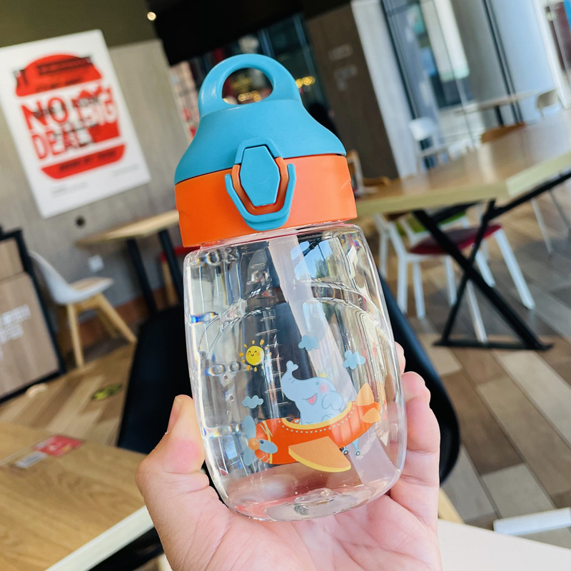 X152-XBD-2003 Straw water cup, children's plastic water cup, portable and easy to use, high appearance level for students, warm and cute, summer water cup, durable to drop detail image 9