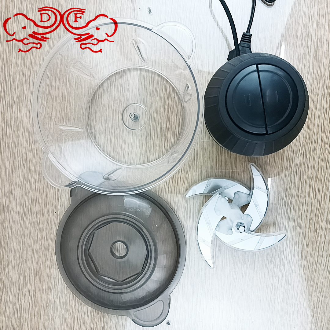 DF68811 Household stainless steel electric food processor, small meat mincing machine, meat mincing mixer, complementary food grinder... DF TRADINGHOUSE Specification image