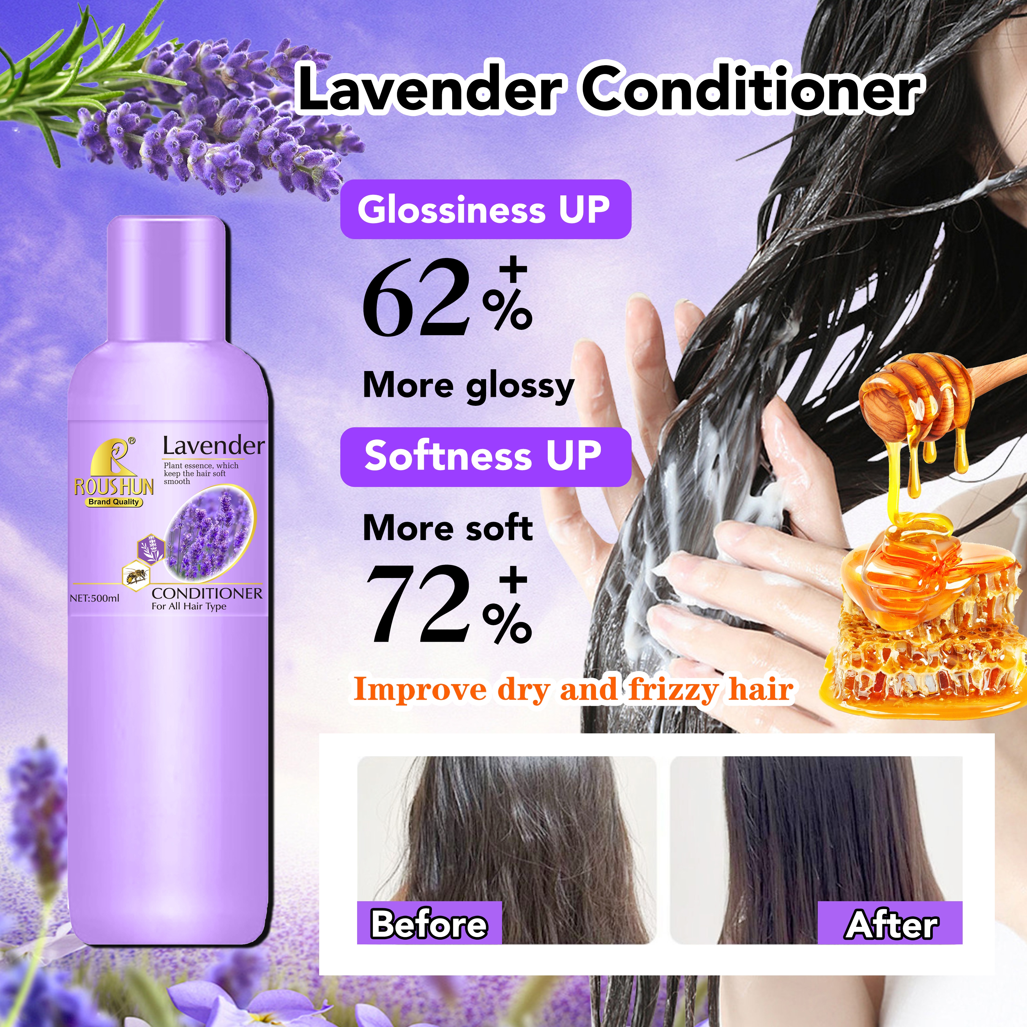 ROUSHUN Lavender Shampoo details Picture