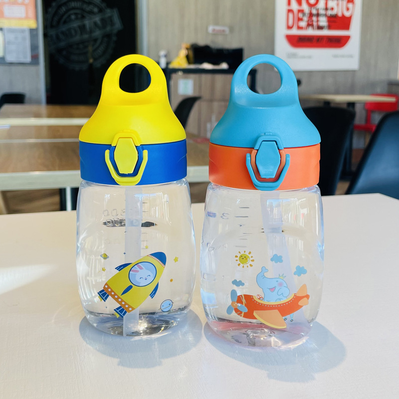 X152-XBD-2003 Straw water cup, children's plastic water cup, portable and easy to use, high appearance level for students, warm and cute, summer water cup, durable to drop detail image 11