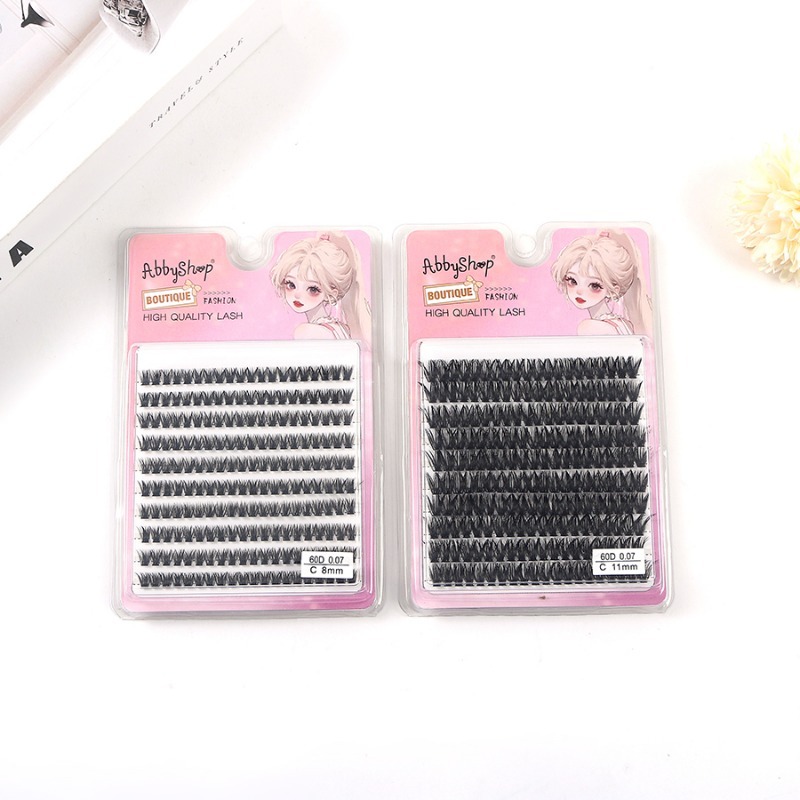 10排大容量分段式假睫毛猫系小野猫太阳花纯欲上下睫毛