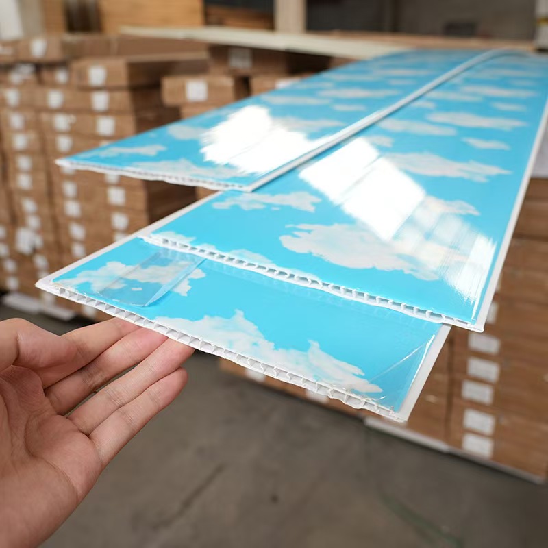 天花板30公分宽  PVC扣板 木纹扣板  长条扣板  吊顶材料  熟胶天花板  集成吊顶板详情6