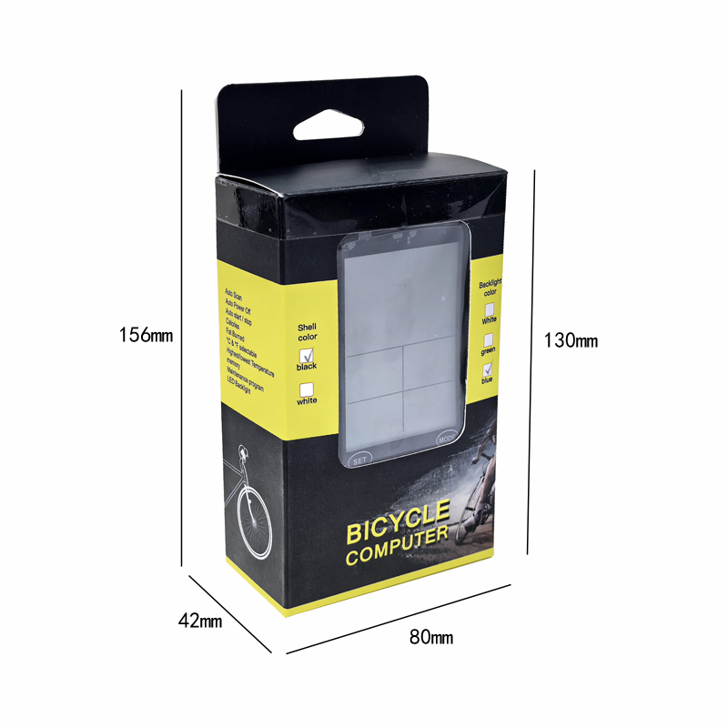 The 240817C bicycle wireless speedometer features a large screen with both Chinese and English, wireless touch, backlight, and water resistance. It is a mountain bicycle speedometer, odometer, and speedometer pic 15