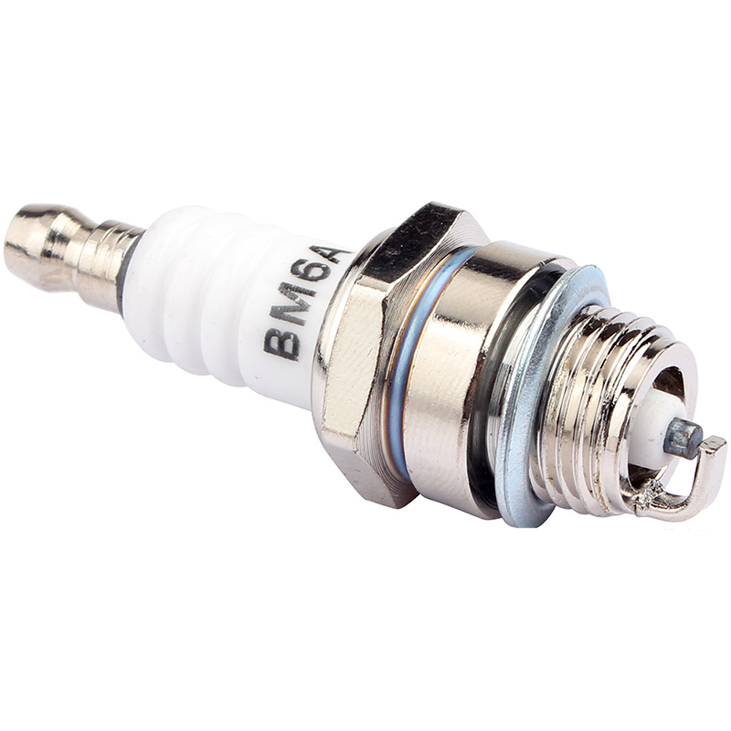 Manufacturer direct sales motorcycle general high quality one pole spark plug white mower spark plug BM6A burner Application Scenario