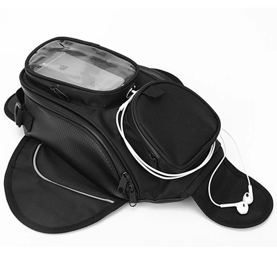 Cross-border motorcycle with headphone jack fuel tank bag Rider bag front hanging bag storage Riding hanging bike travel strong magnetic thumbnail