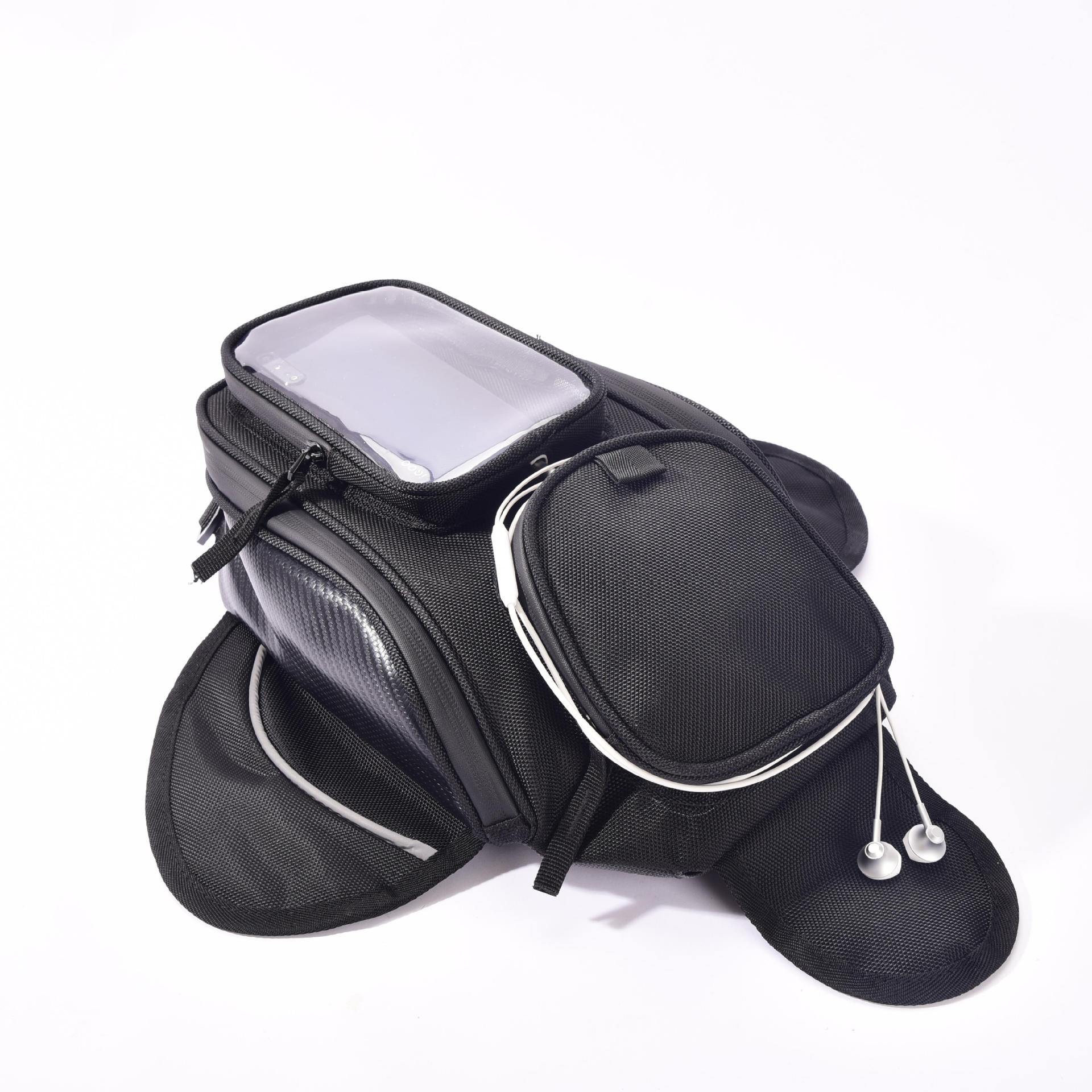 Factory Direct Motorcycle tank bag Motorcycle waterproof duffel bag Riding with headphone hole magnet bag Navigation bag full figure