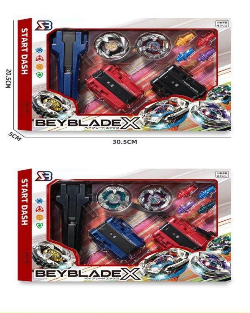 Handhandle + big tire ruler launcher *2+ gyro *2+ gyro foot *4 diversión descompresión ocio rotary alloy gyro accesorios juguetes para niños Specification image