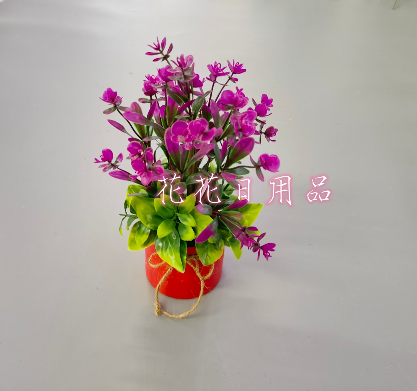 Artificial flower fake flower bonsai color plastic pot plastic phalaenopsis decorative items Application Scenario