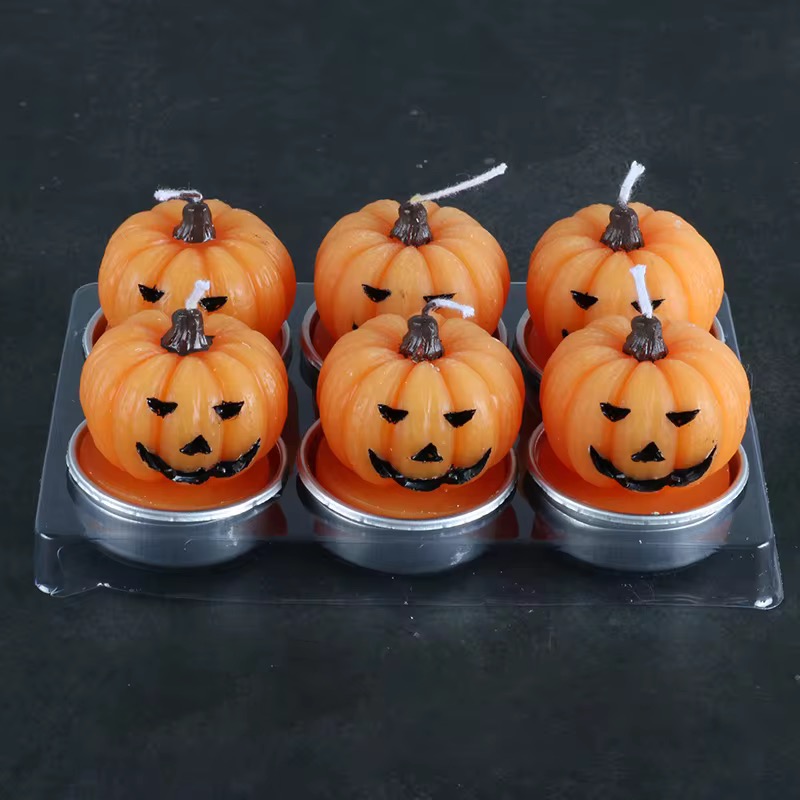 halloween Halloween Candle props Little Black Cat Pumpkin Lantern Witch Candle all saints dayhalloween Halloween Candle Props Little Black pic 6