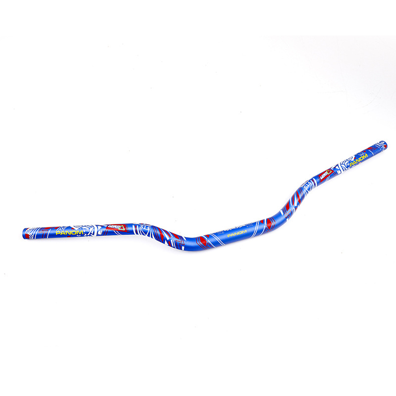 General off-road motorcycle handlebar, aluminum alloy variable diameter handlebar, mountain pattern geometric handlebar, direction handlebar tube Item Picture
