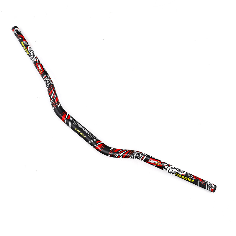 General off-road motorcycle handlebar, aluminum alloy variable diameter handlebar, mountain pattern geometric handlebar, direction handlebar tube Application Scenario