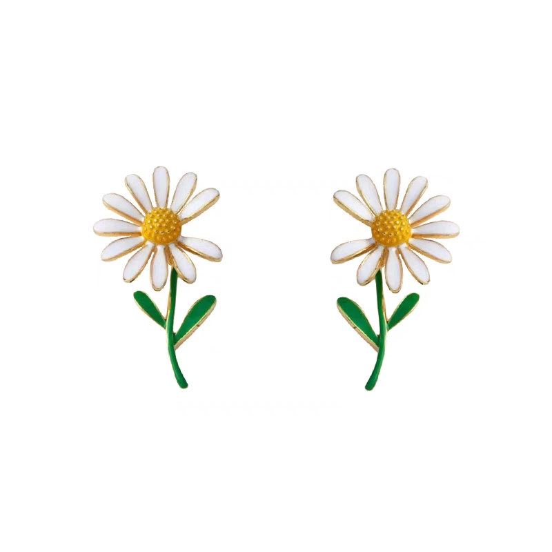 Pendientes con margaritas details Picture