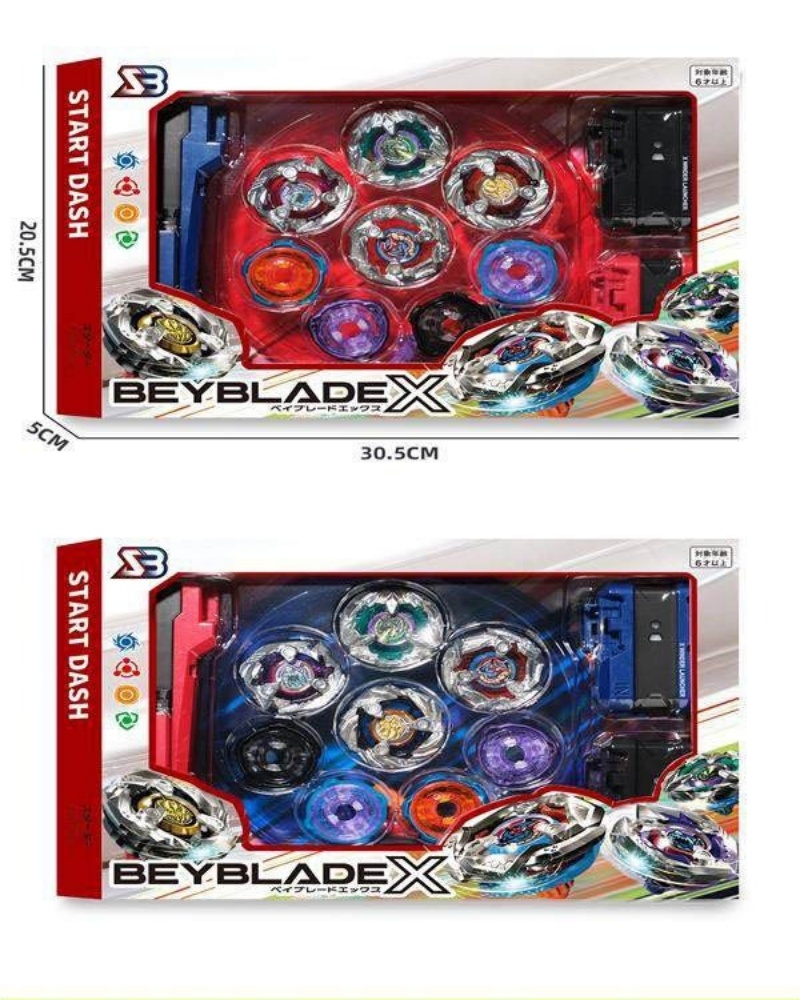 Handle + large scale transmitter *2+ gyroscope *4+ gyroscope feet *4+ gyroscope disk fun and relaxing rotating alloy gyroscope accessories for children's toys Specification image