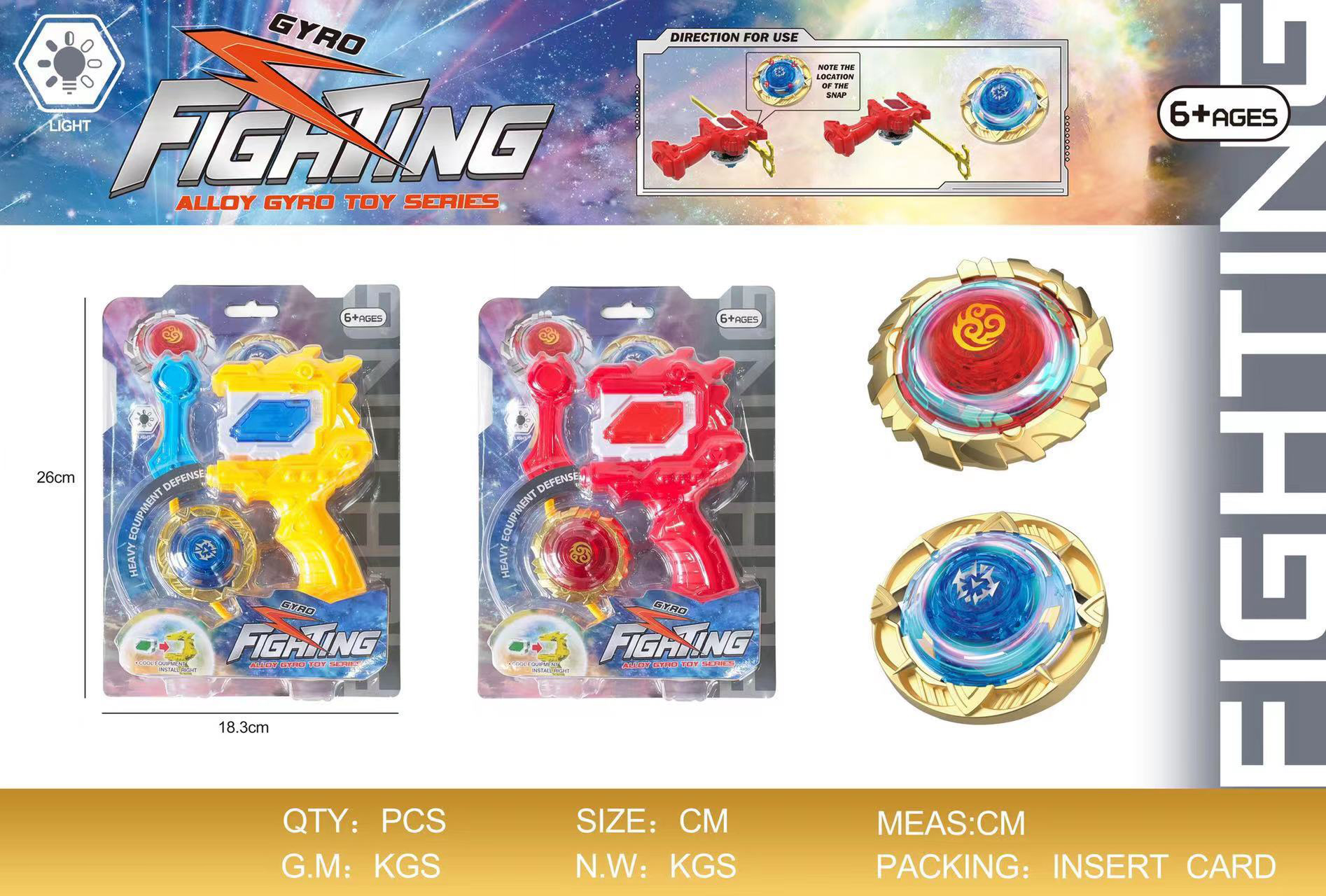 Luces alloy gyro diversión descompresión casual rotary alloy gyro accesorios juguetes para niños
