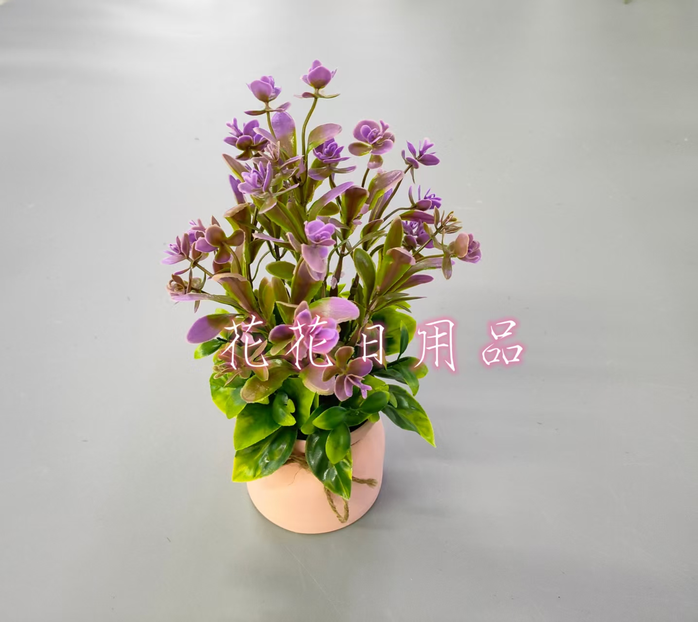 Artificial flower fake flower bonsai color plastic pot plastic phalaenopsis decorative items Specification drawing