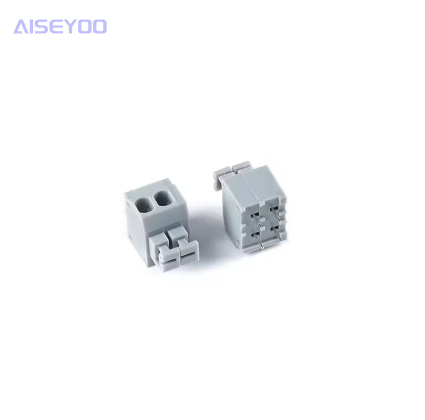 KF235-2/3/4/5/6/8P/ through-hole 250V/10A 3.81mm pitch spring-type PCB terminal details Picture