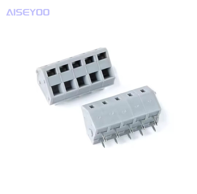 KF243A-5.0-2/3/4/5/6/8P double-row through-hole spring type terminal block Application Scenario