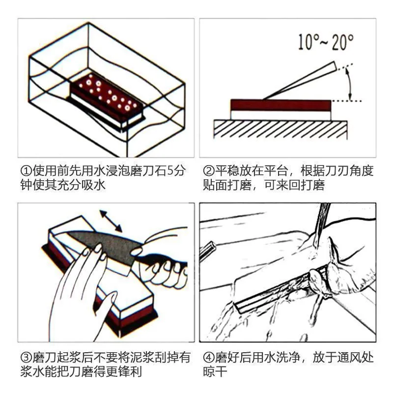 Large-sized chrome corundum whetstone, whetstone oilstone, coarse grinding, top-grade whetstone, household and commercial sharpened whetstone, genuine chrome corundum detail image 9