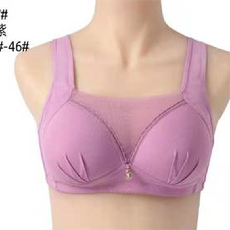 内衣女无钢圈薄款小胸聚拢上托调整型收副乳性感胸罩456
