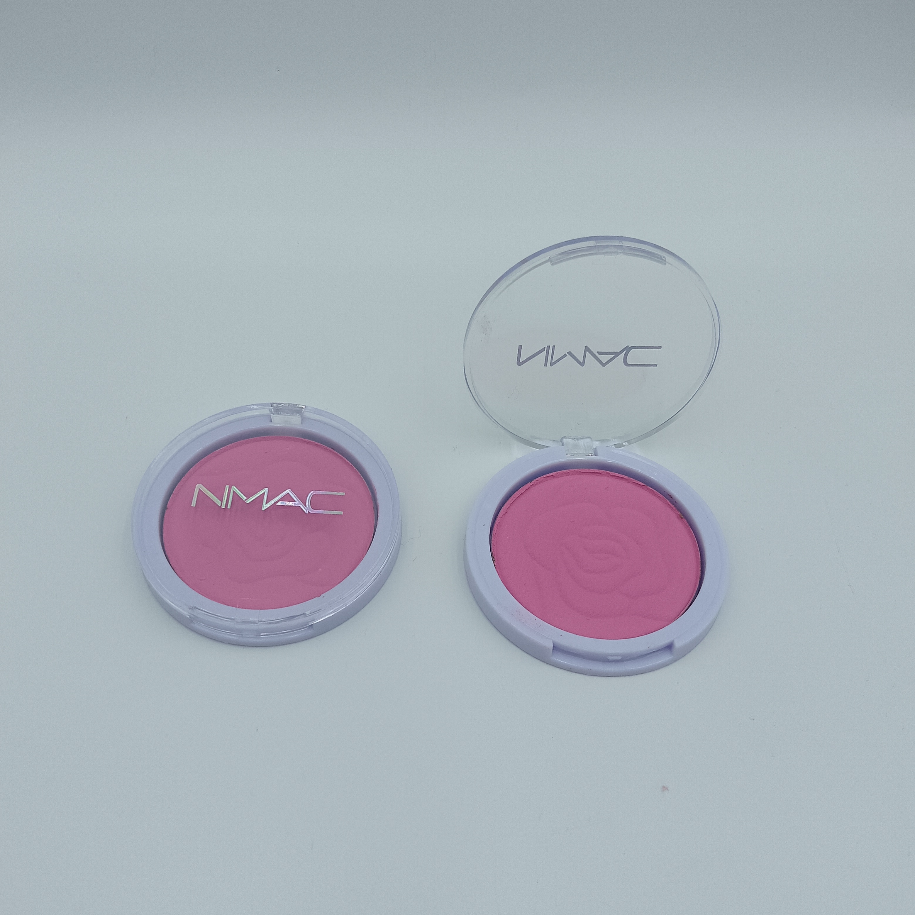 New blush four color matte rose color soft mist makeup effect pure to modify the face for export Specification drawing