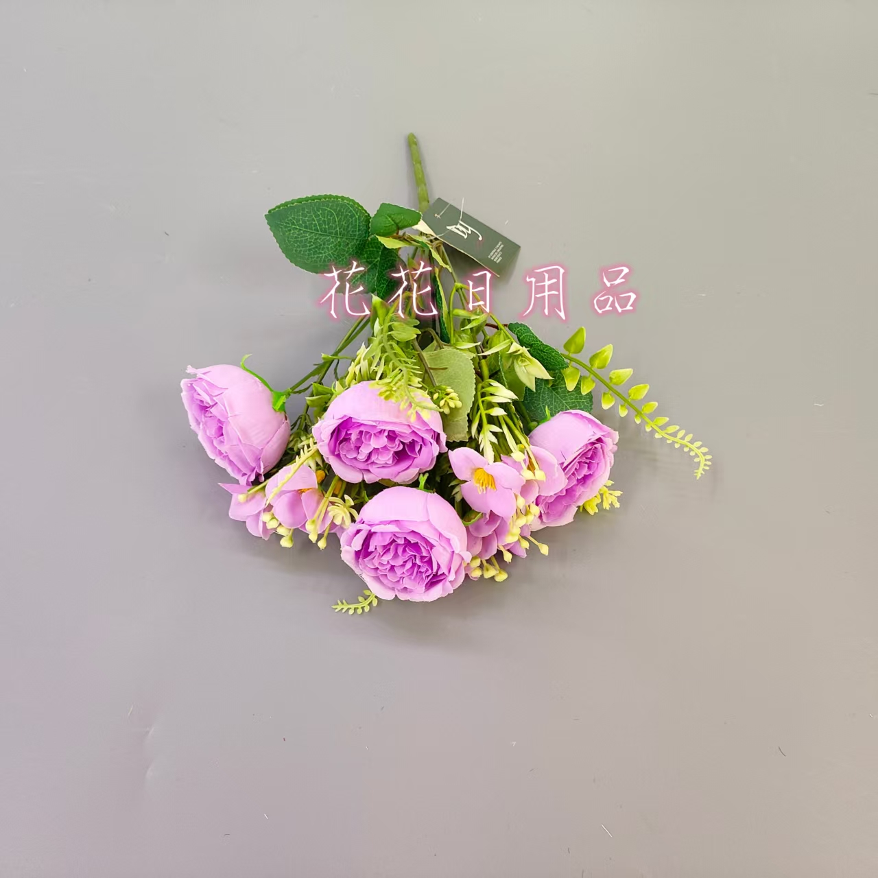 Artificial flower fake flower bonsai single peony flower vase wall hanging and other decorations Specification drawing