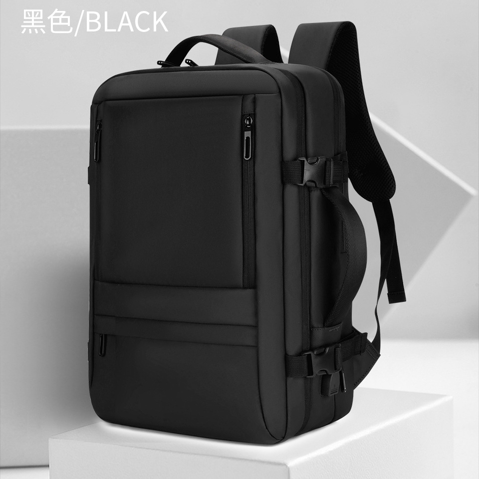 双肩包男高级感出差旅游商务通勤短途旅行包包大容量学生电脑背包 产品图