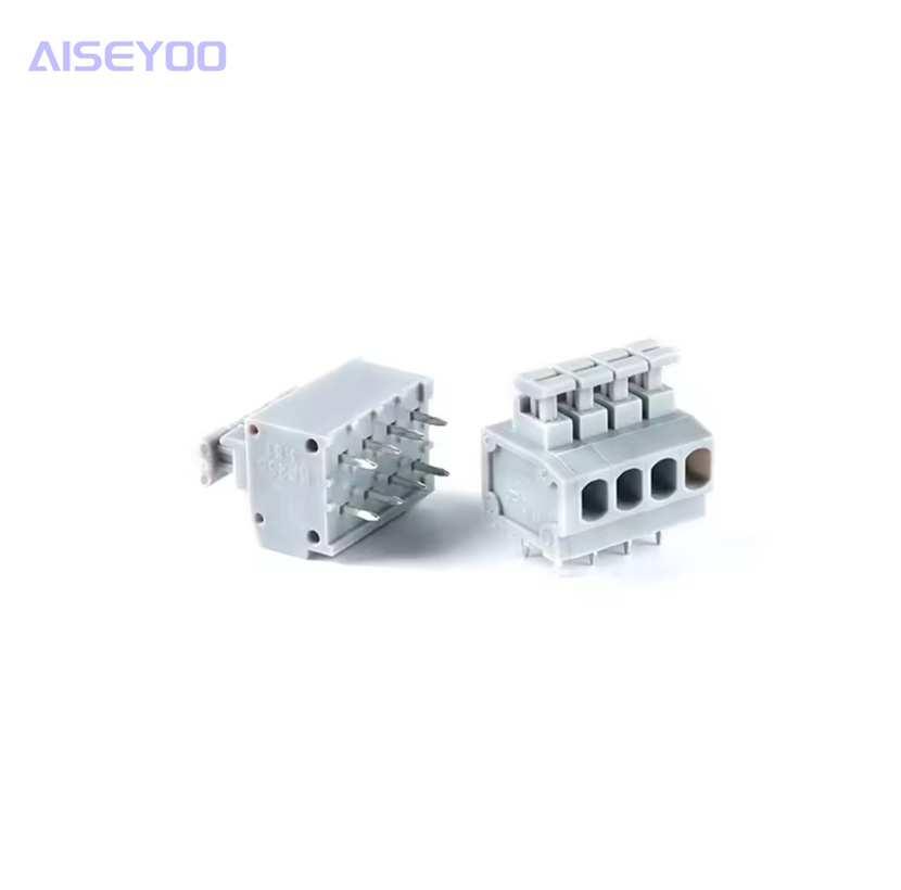 KF235-2/3/4/5/6/8P/ through-hole 250V/10A 3.81mm pitch spring-type PCB terminal Specification image
