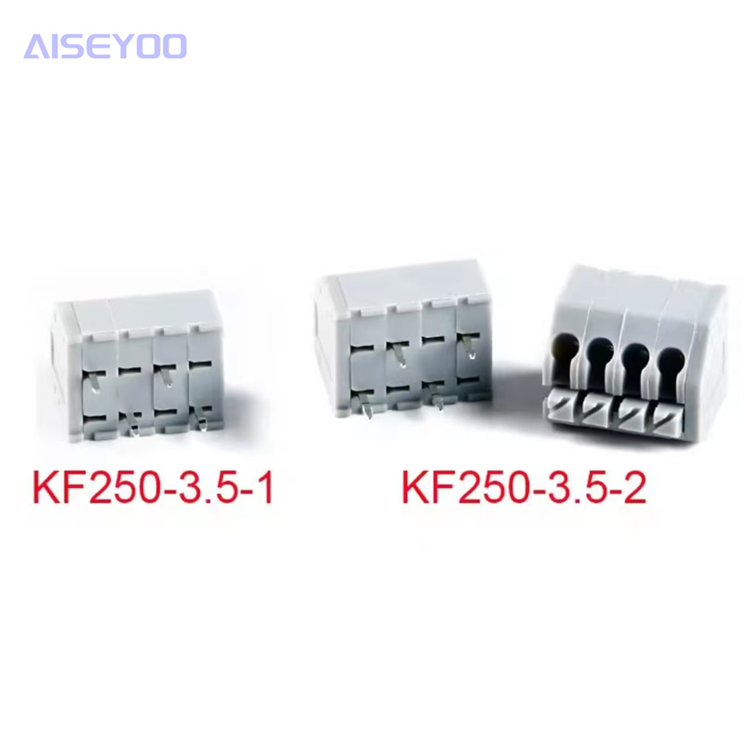 KF250-3.5-2/3/4/5/6/8P double-row through-hole 3.5mm pitch spring-type PCB terminal block Item Picture