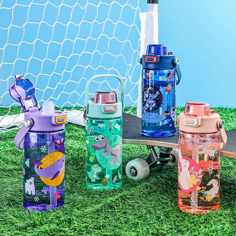 B70-9353TEMU Xiyin Amazon Cross-border Bestseller Children's cartoon portable spout water Cup is a convenient and portable cup