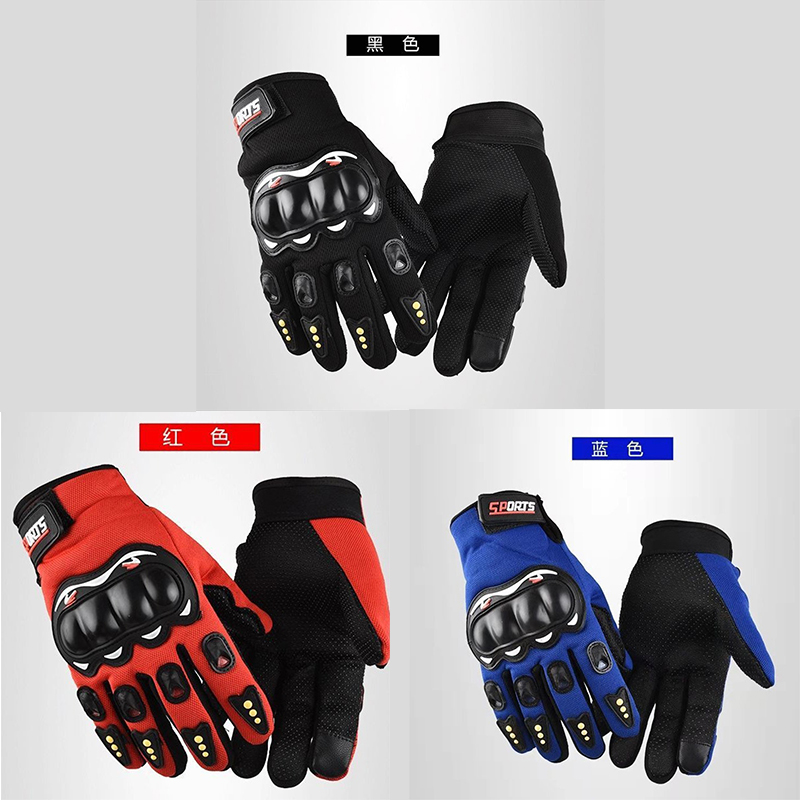 Manufacturers direct motorcycle gloves all refers to the motorcycle long finger riding anti-slip protective case hard shell mountaineering wear details Picture