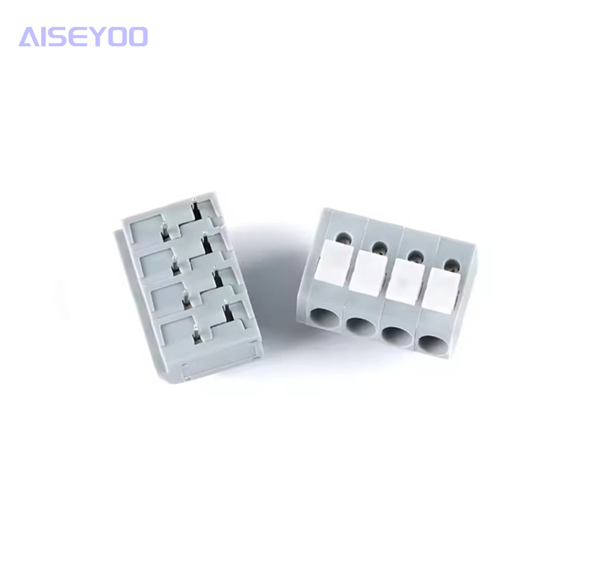 按压弹簧式PCB接线端子MX202-5.0mm间距2/3/4P铜环保可拼接KF202详情4