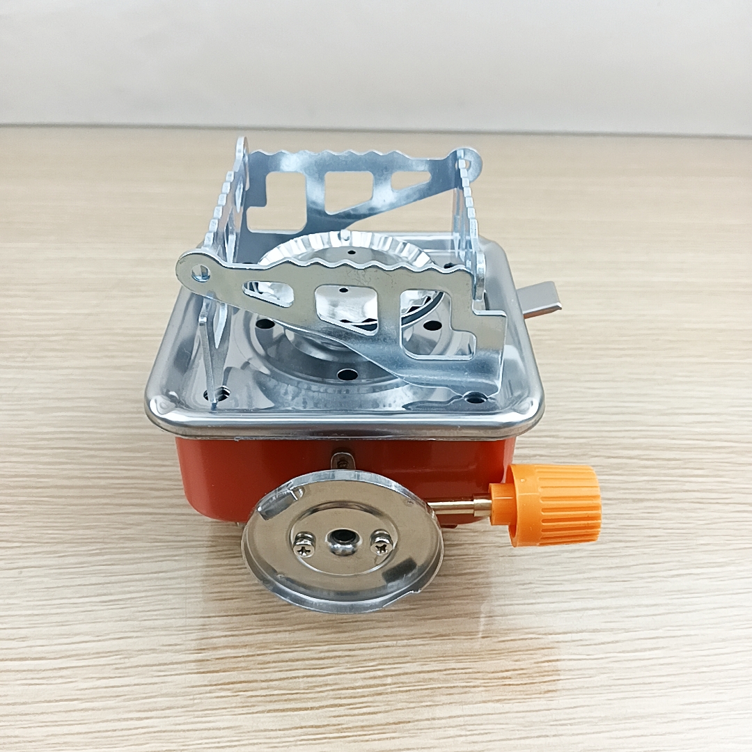 DF68895 Outdoor windproof lotus burner folding gas stove square stove DF TRADINGHOUSE details Picture