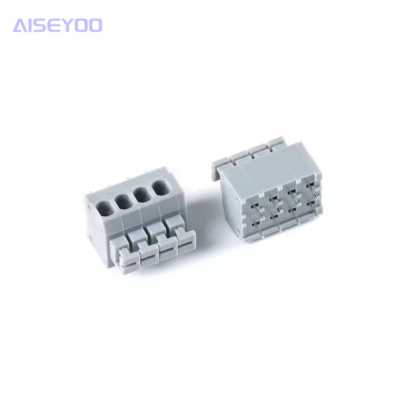 KF235-2/3/4/5/6/8P/ through-hole 250V/10A 3.81mm pitch spring-type PCB terminal pic 4