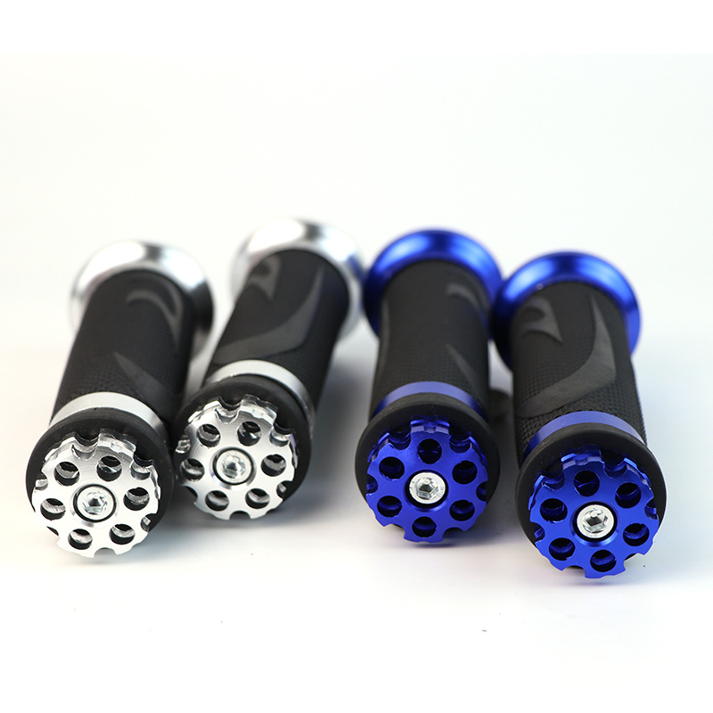 Wholesale of CNC aluminum alloy handlebar covers for motorcycles, rubber handlebars, and universal handlebar covers for electric motorcycles, 22/24MM