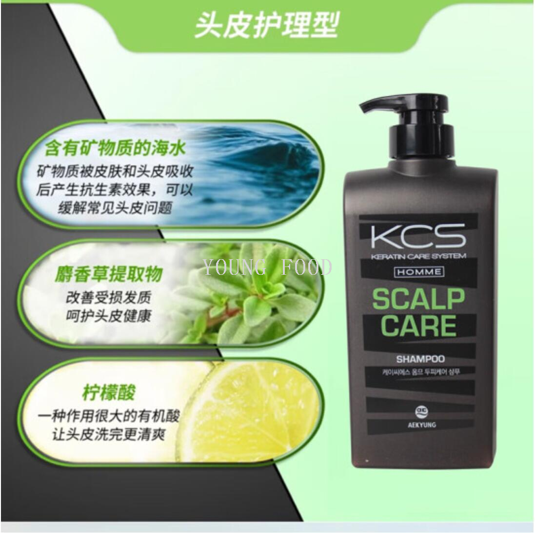 包邮！韩国爱敬可希丝男士洗发水550ml ERBAMEA进口男士洗护用品详情10