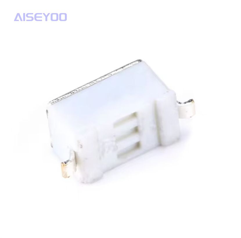 3*6*4.3/5mm two-legged vertical surface mount white handle touch switch, temperature-resistant microswitch Specification image