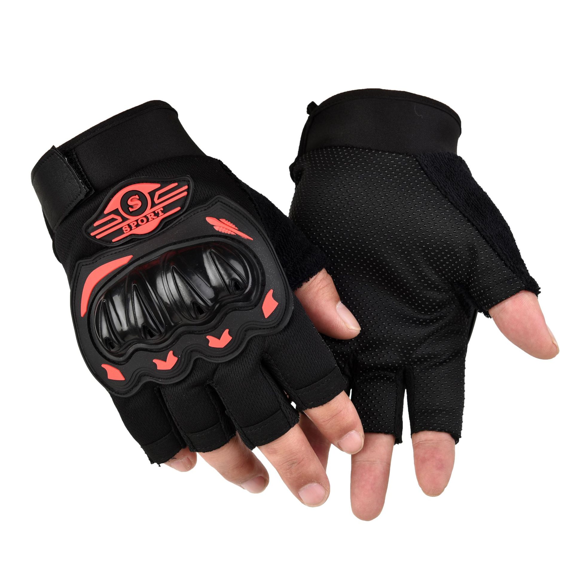 Motorcycle riding long and short gloves Outdoor sports riding anti-slip touch screen driving bicycle motorcycle gloves Specification drawing