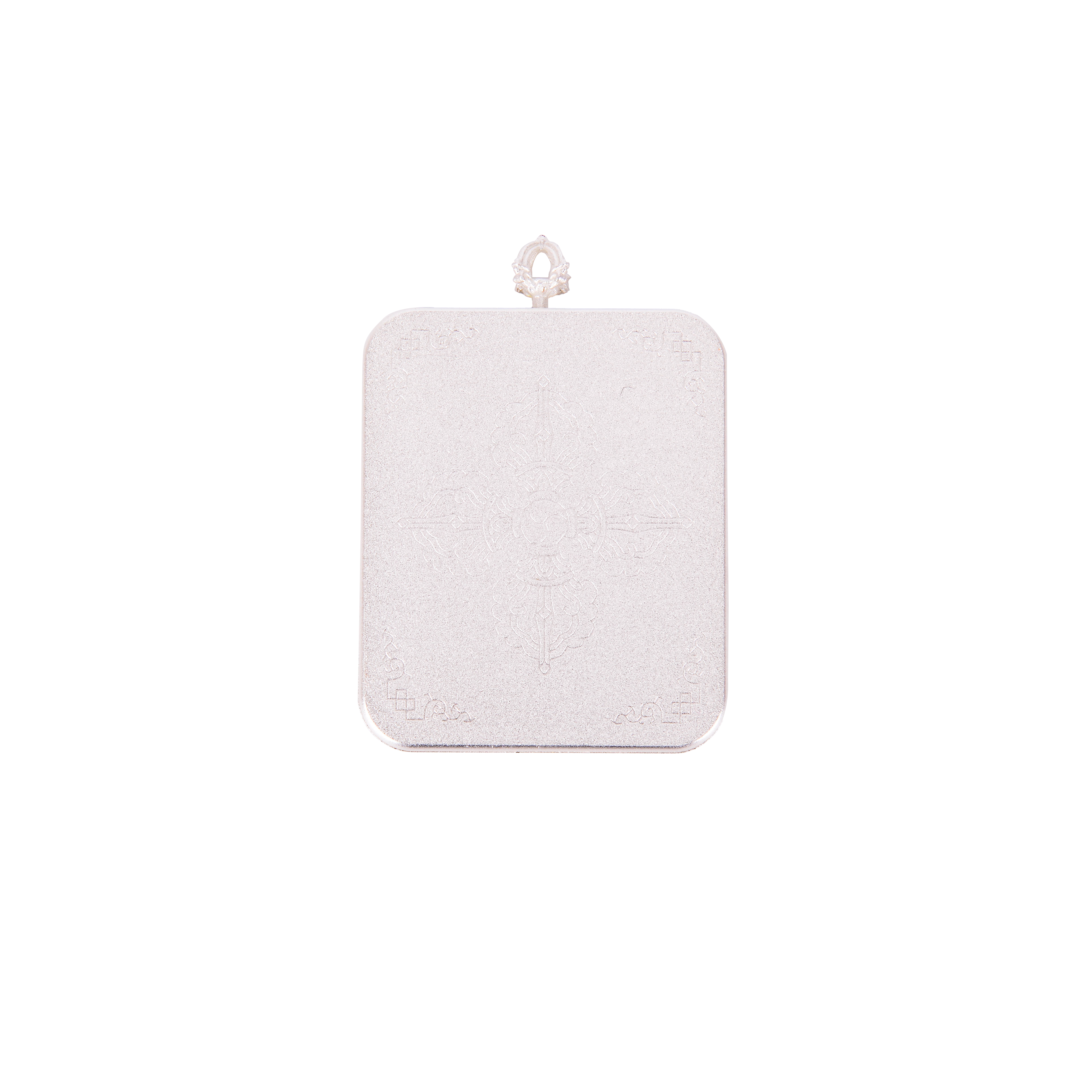 银色唐卡手绘描金十二生肖八大守护神唐卡吊坠藏式吊坠详情图4